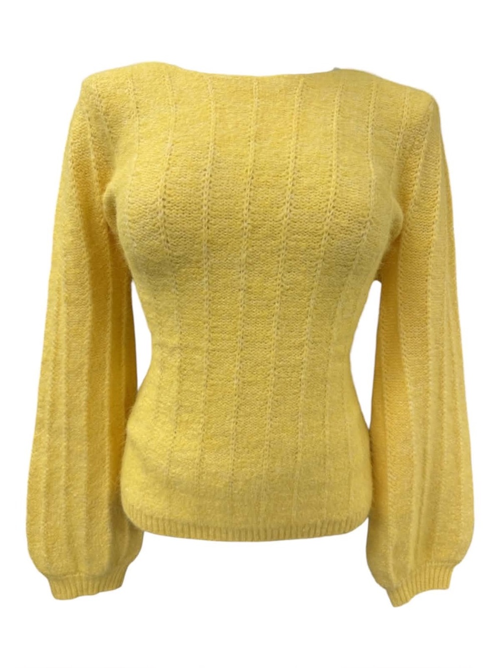 Ricki's NWT Soft Yellow Boatneck Sweater Size M